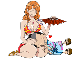 0706 nami and momonosuke by xxhxaxx d6c82xv