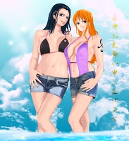 0458 sexy nami nico robin by kazu3106 d412iwl
